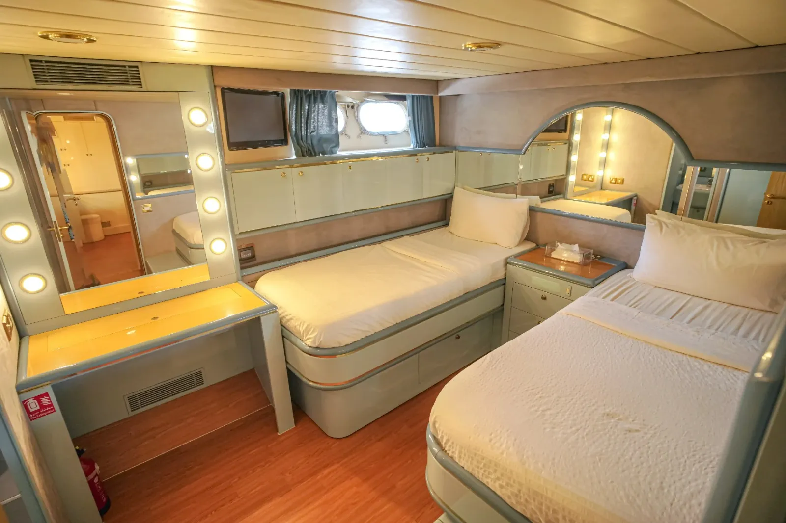 Flybridge of Mazayel 135 FT yacht with seating