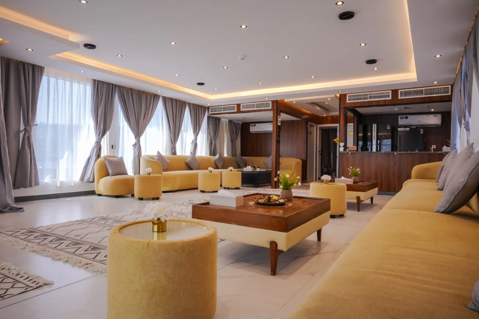 Corporate yacht service features