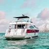 Rear view of 90 FT Big Daddy yacht