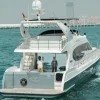 Rear view of 72FT yacht