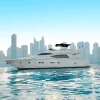 68 FT Luna cruising in Dubai